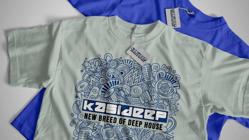 a t - shirt with a picture of a new breed of deep house on it